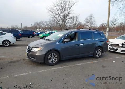 2014 Honda Odyssey Ex-L from USA, damaged, VIN 5FNRL5H68EB056359